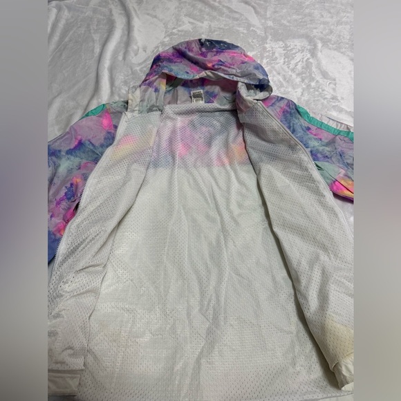 Rare PINK WaterColor Anorak WindBreaker Jacket - Picture 7 of 12